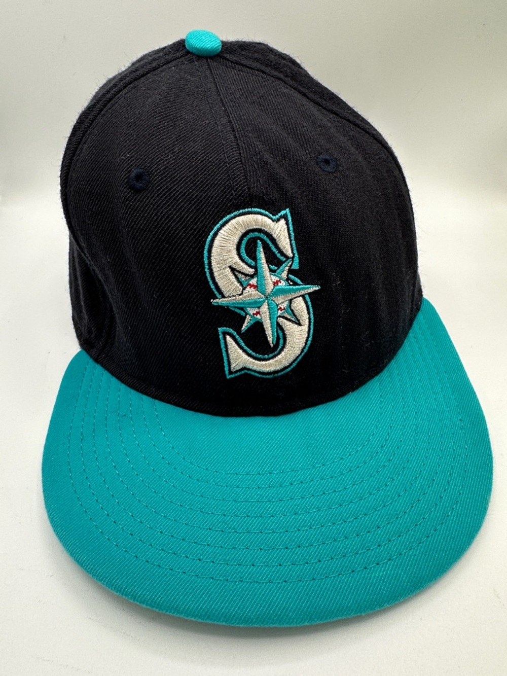 Seattle Mariners New Era 59FIFTY fitted baseball hat/cap, size 7 5/8
